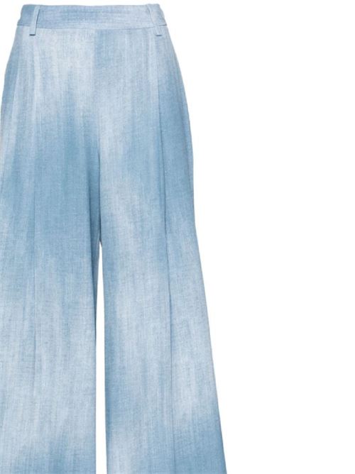 Pantaloni denim blu design palazzo Ermanno Scervino | D446P322EMYS4217